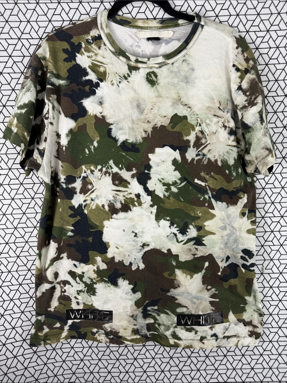 OFF-WHITE Short Sleeve T-Shirt Camouflage